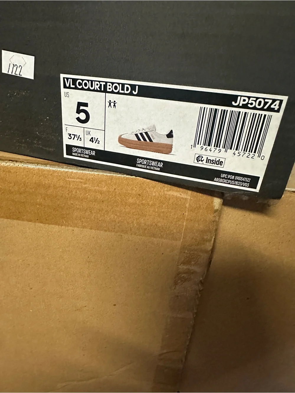 Women’s Brand New/ adidas White Adidas VL Bold Platform Sneaker. Brand new